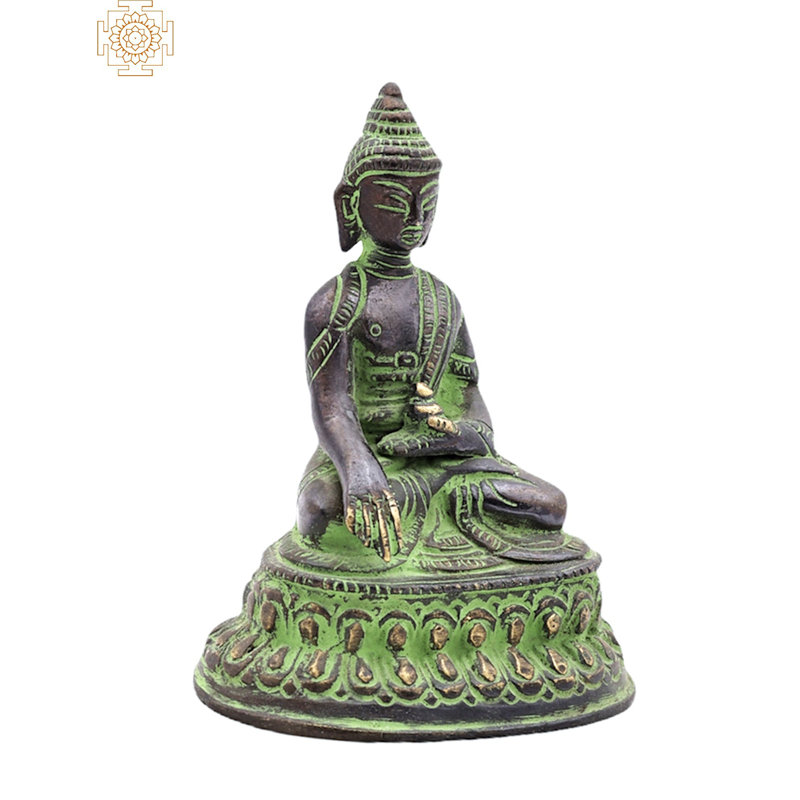 Religious & Spiritual Figurines & Sculptures, Green/Black