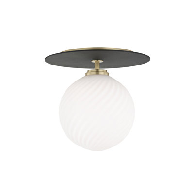 Plafonnier encastré 1 lumière Ellis 7 po
