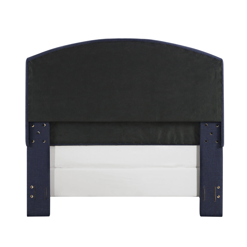 Benedict Upholstered Headboard, King/California King, Navy Linen