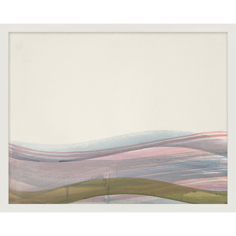 Codi ?Preliminary no. 4" by Beth James - Framed Wall Art, Cadre blanc, L 20 po x H 16 po