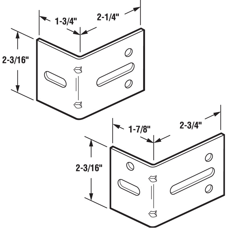 Quincaillerie de porte de poche à poignée inférieure Prime-Line