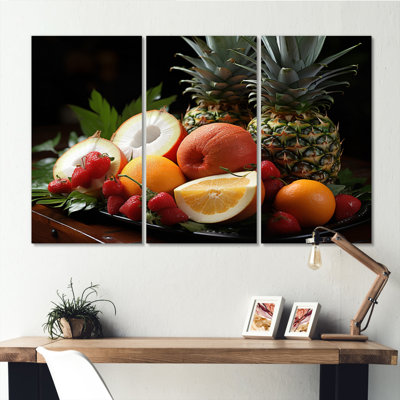 Hawaii Tropical Delights I, impression sur toile 3 pièces