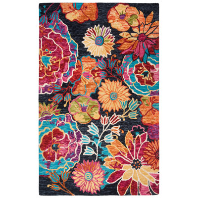 Sisag Hand Tufted Wool Floral Rug