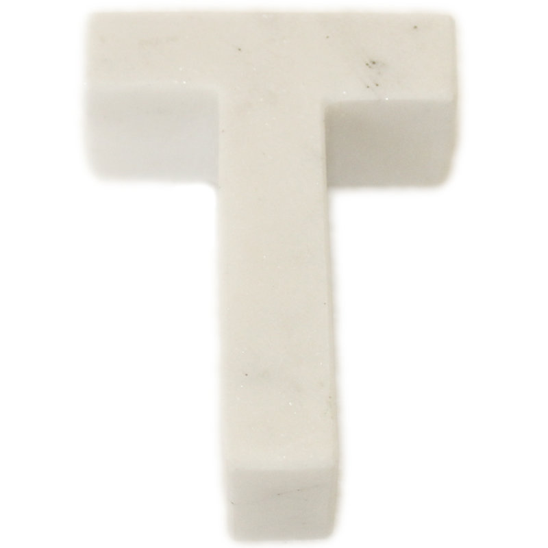 Zeb Text & Numbers Letter Block, T
