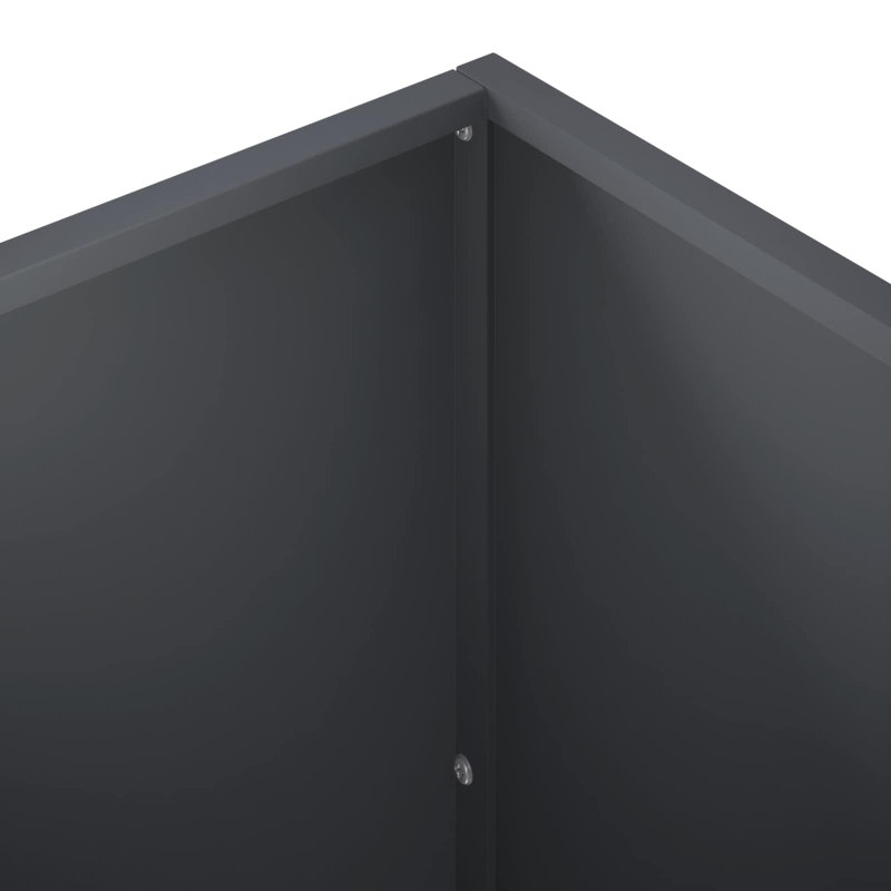 Raised Garden Bed, 75cm H x 50cm W x 50cm D, Anthracite, 2