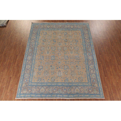 Tapis traditionnel délavé All-Over 10 x 13