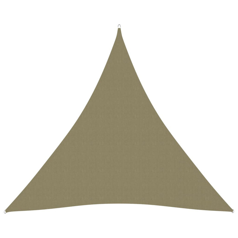 Ridout Triangular Shade Sail, Beige, 4.5m x 3.9m