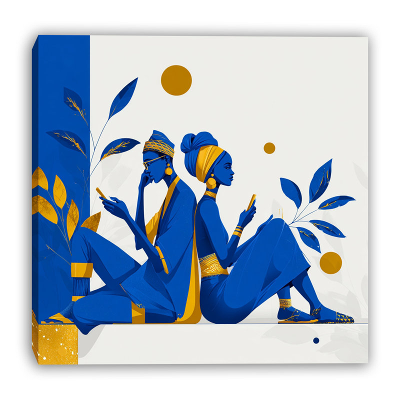 Art mural partagé sur toile tendue, H 12 po x l 12 po x P 1 po