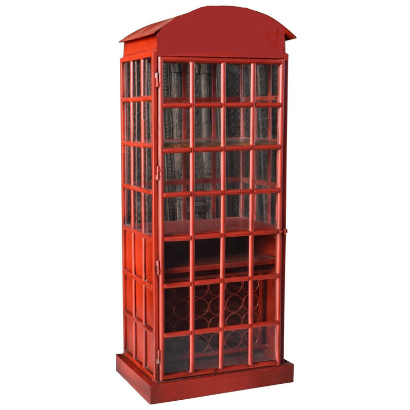 Armoire de bar 79 pouces Cellarette Shabby Elegance Mancave