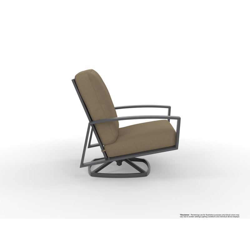 Arc Outdoor Lounge Chair, Sahara Cafe, Graphite