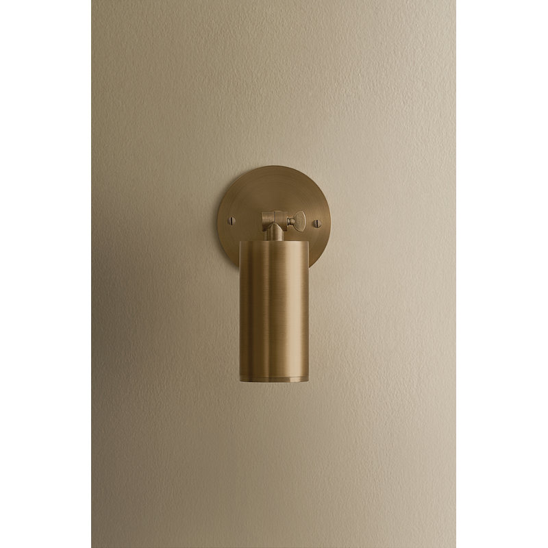 Caleb Wall Sconce, Patina Brass