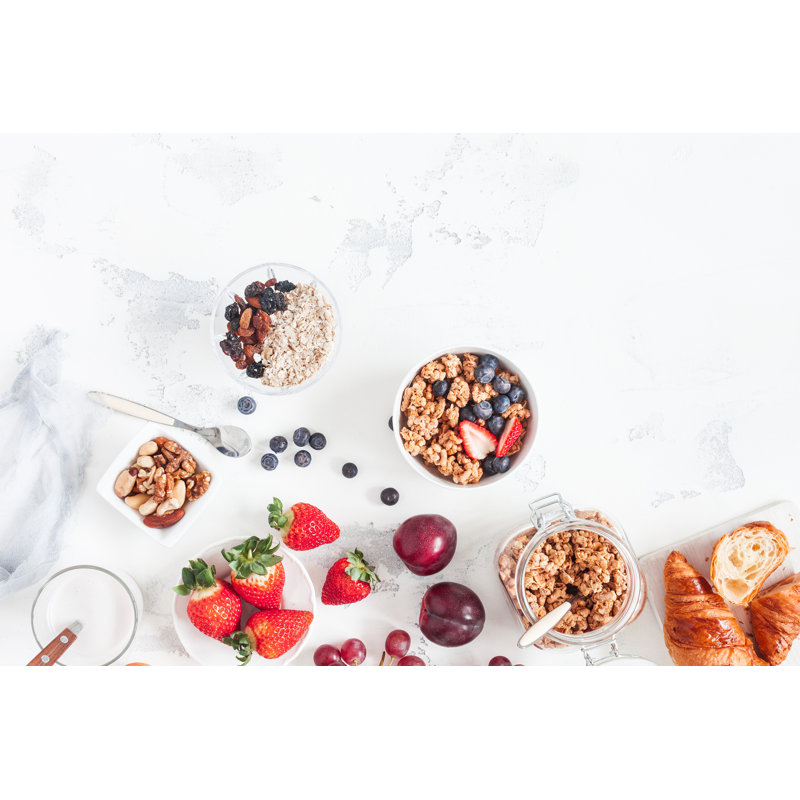 Healthy Breakfast With Muesli by Povareshka - Wrapped Canvas Print, 30cm H x 46cm W