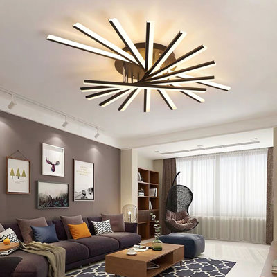 Karm 47.2'' LED Flush Mount Dimmable Pendant Lamp