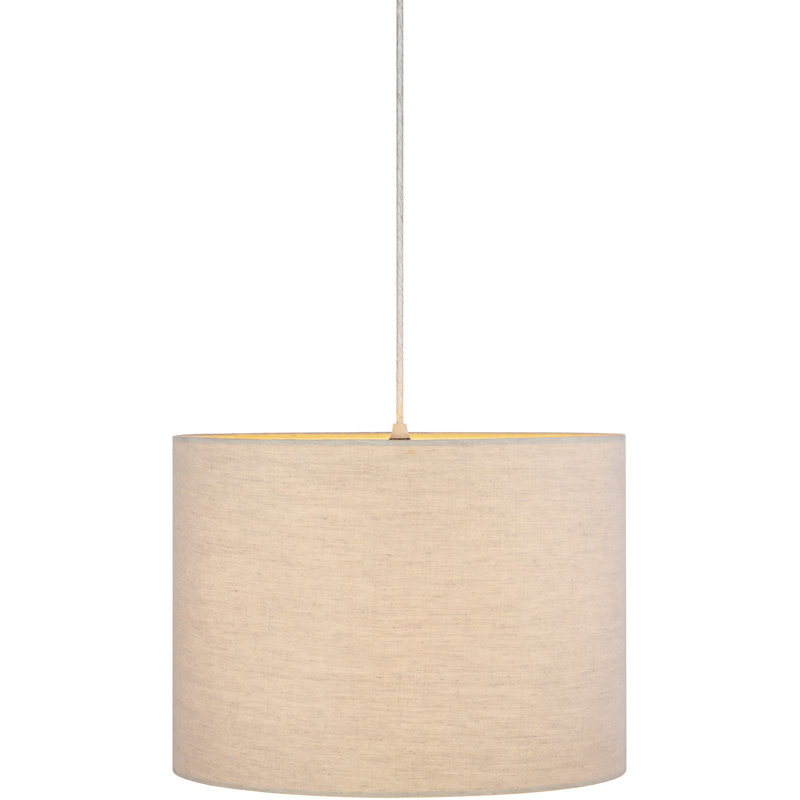 1 - Light Single Pendant, Brass, 12" H x 16" W x 16" D