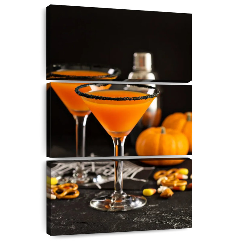 Citrouille martini cocktail, H 50 po x l 32 po