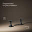 Occasion Cross Bathroom Sink Faucet Handles, 3.12" H x 3" W-993358328
