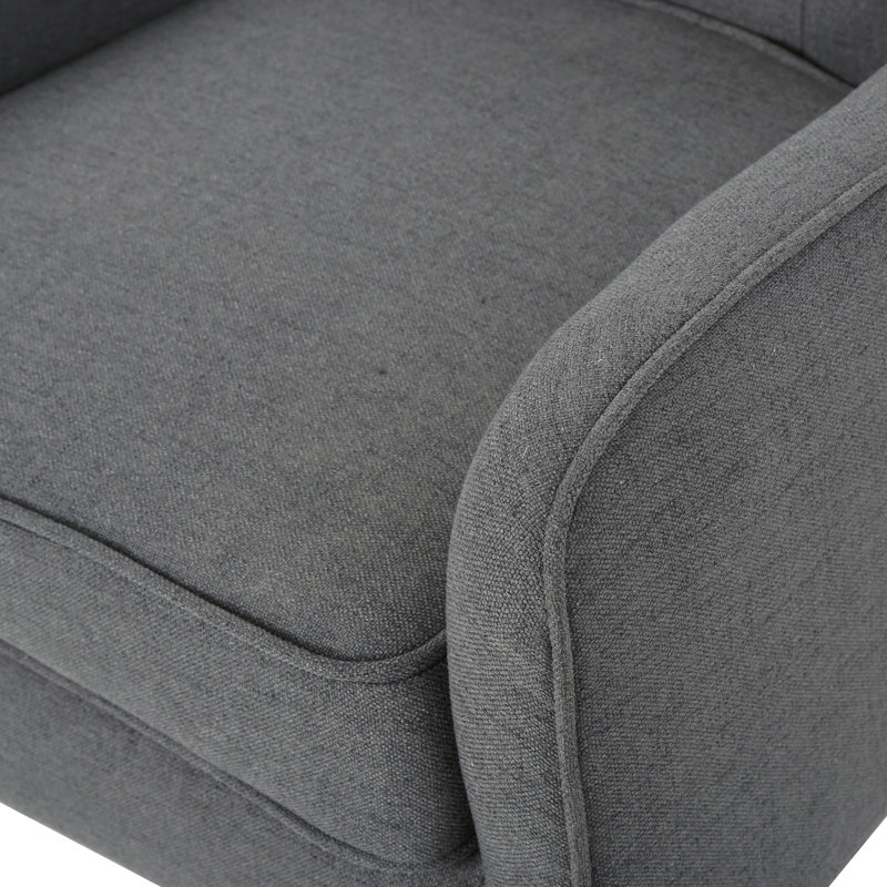 Chaise avec accoudoirs, Gris