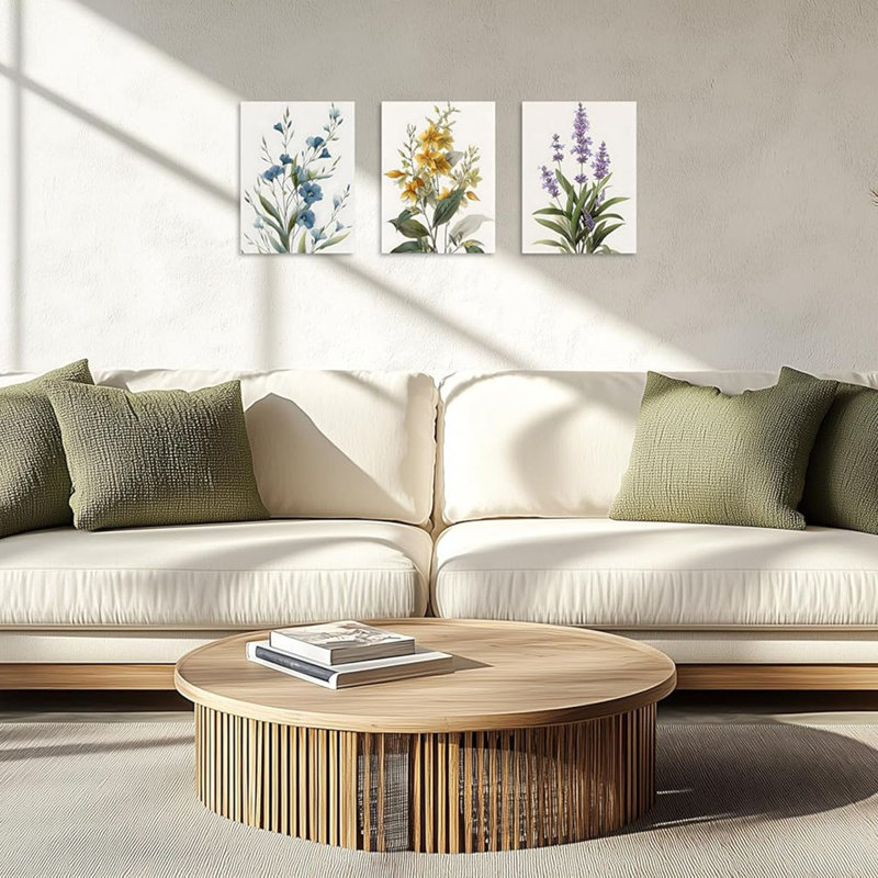 3 Piece Wrapped Canvas Wall Art