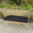 Sunbrella 44" x 18" Contoured Outdoor Wicker Bench Cushion-620469365