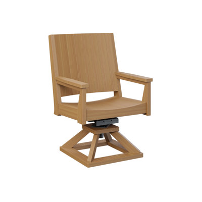 Chaise berçante berçante en teck naturel Berlin