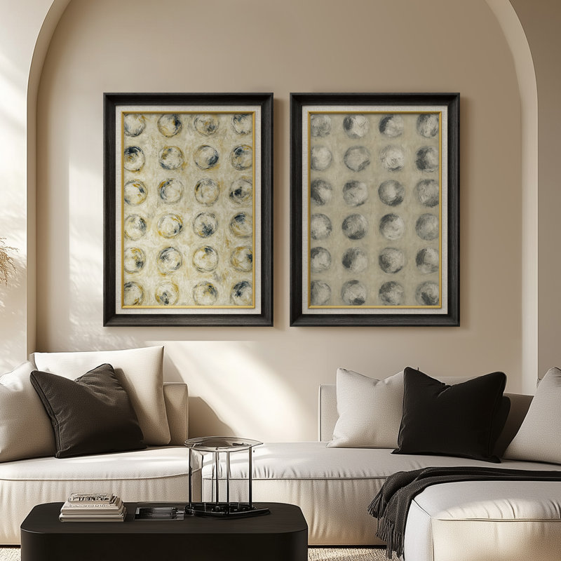 Motif répétitif organique Earthy, Noir