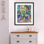 « Citrons bleus » de Charline, sur papier encadré, par Charline Print-91291669-91291663