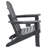 Adirondack Chair Plastic Set Of 2 All-Weather Folding Fire Pit