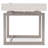 Alesio Metal Base Writing Desk with Power Outlet
