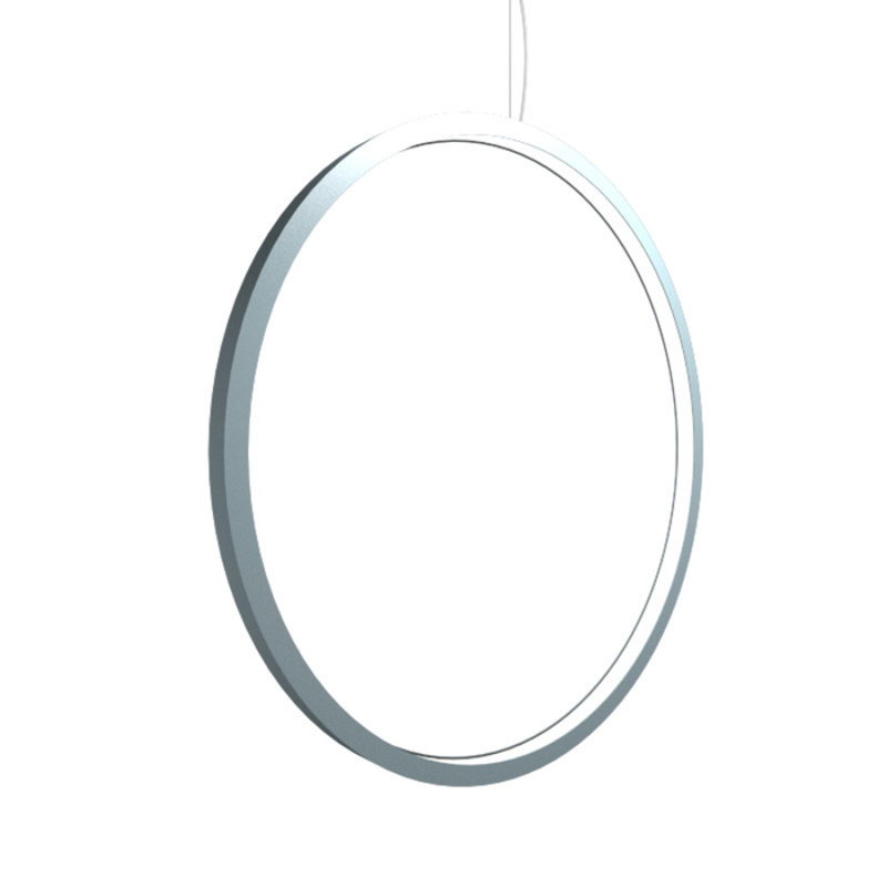 1 - Light LED Pendant, Imbuia, 35.1" H x 35.1" W x  1.17" D