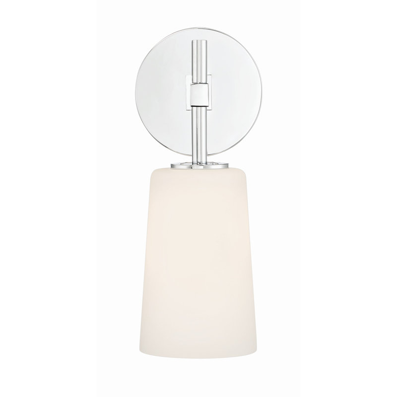 Zacaras Armed Sconce, Polished Chrome