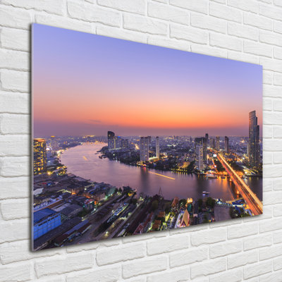 Bangkok West - No Frame Print on Glass