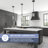 Lantier 1-Light Mini Pendant Matte Black with Clear Glass