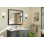 Miroirs de salle de bain modernes et contemporains en métal biseauté rectangulaire / carré avec verre trempé HD-71934703-67756022-71934697