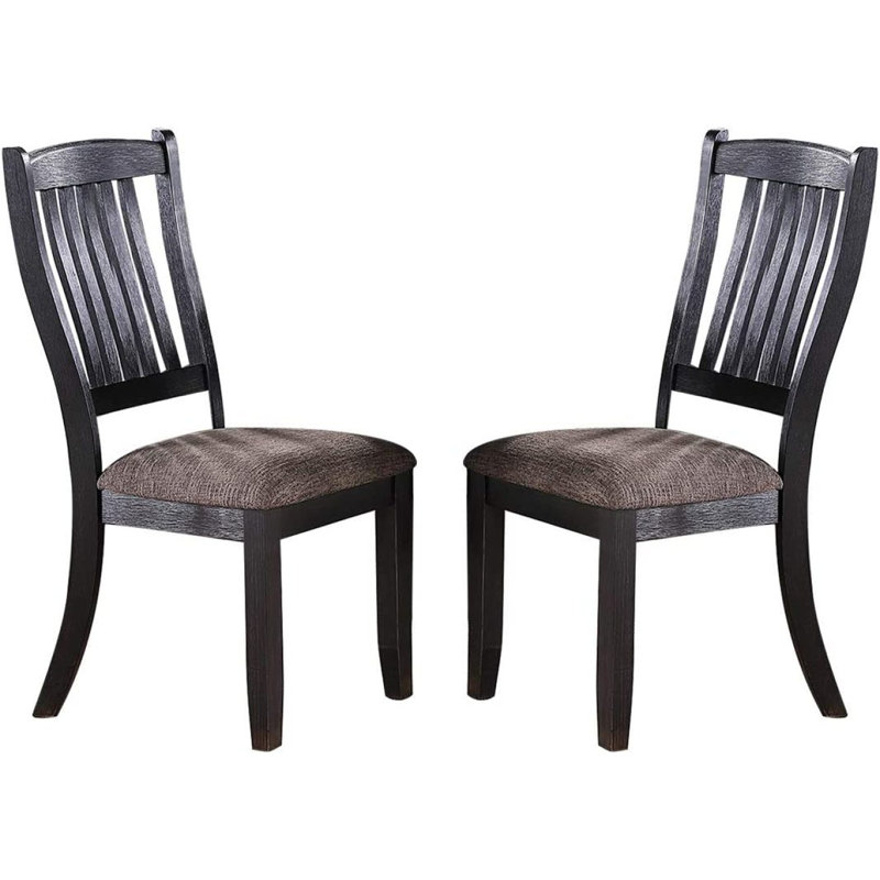 Ensemble de 2 chaises d'appoint en bois Coffee Classic
