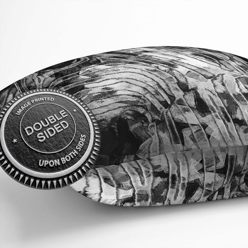 Animal Print Square Cushion, 55cm H x 55cm W x 20cm D