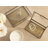 Nevala Clear Glass Stacking Storage Box Set for Use as Jewelry or Memory Boxes