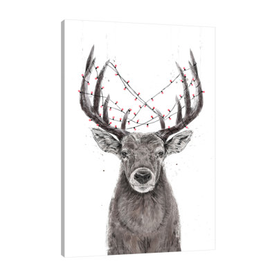 "Xmas Deer", toile tendue par Balazs Solti