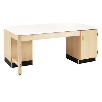 72'' x 42'' Sewing Table with Sewing Machine Platform