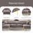 Aurlie Upholstered U-Shaped Sectional Reversible-93384515