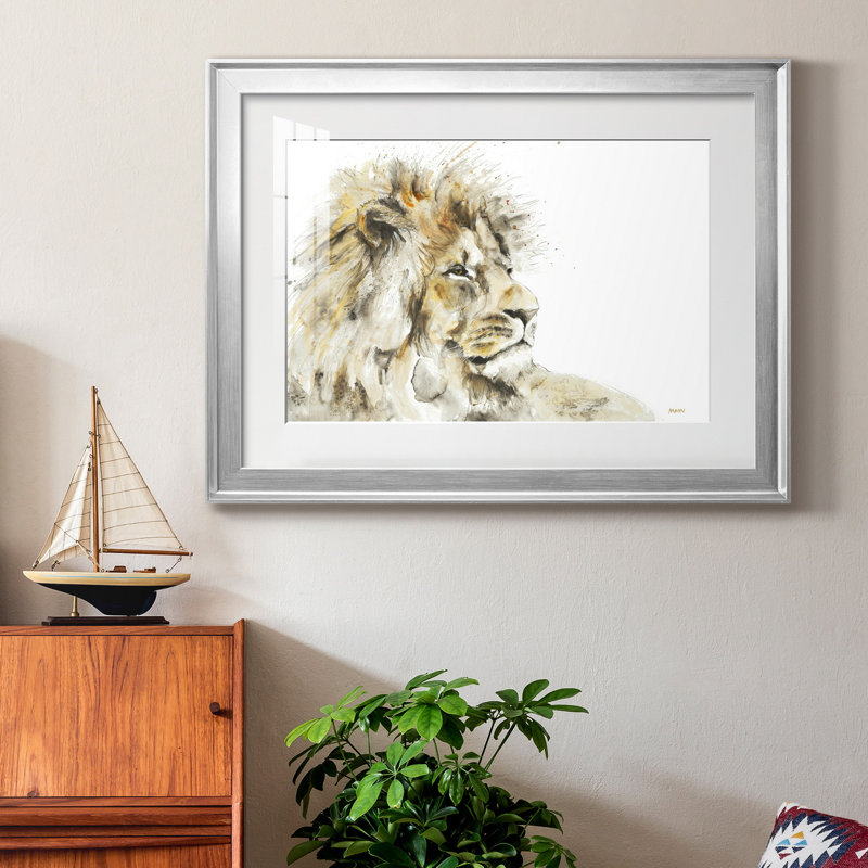 SAVANNAH I, impression, H 18 po x l 24 po x P 1 po, Encadrement argenté
