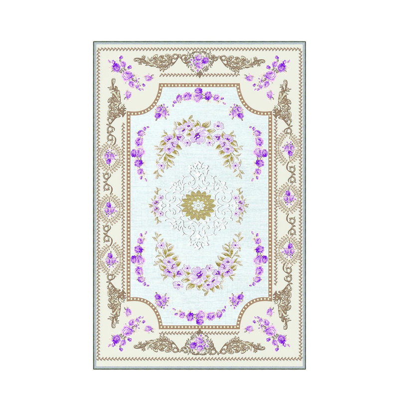 Elegant Hall Carpet, 31.5 x 78.7 inches | 100% Polyester, 0.4 inch Pile Height | Antibacterial, Non-Slip PVC Felt Dot Underside | Machine Washable, Durable Woven Design | Perfect for Entryways & Living Spaces