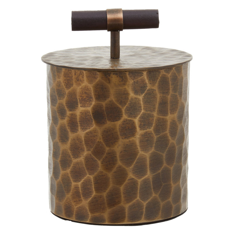 Wes Wooden Decorative Box, 16cm H x 12cm W x 12cm D