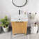 Mumbai 24" Single Bath Vanity in with Drop-In White Ceramic Basin Top