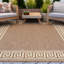 Tapis brun / crème à imprimé animal-1544160639
