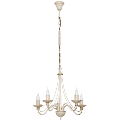Grunewald 5 - Light Candle Style Chandelier