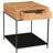 Theo Solid Wood End Table with Storage