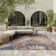 Clemencio Blue Rose Modern Rug