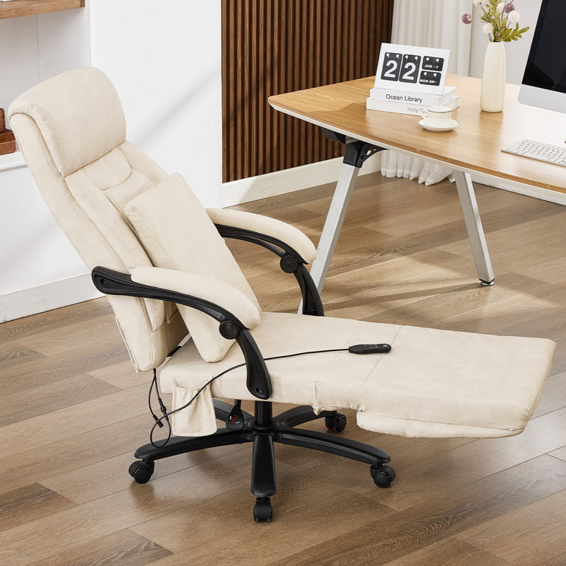 Calene High Back Executive Office Chair, Ergonomic Design Thick Cushion Desk Chair, PU Leather Adjustable Swivel Chair for Home & Office