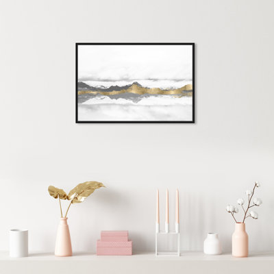 " Abstract Stood Still And Wondered Gold, Modern & Contemporary Gold " by Oliver Gal