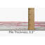 Rouge Tapis décoratif Ladue-509575737